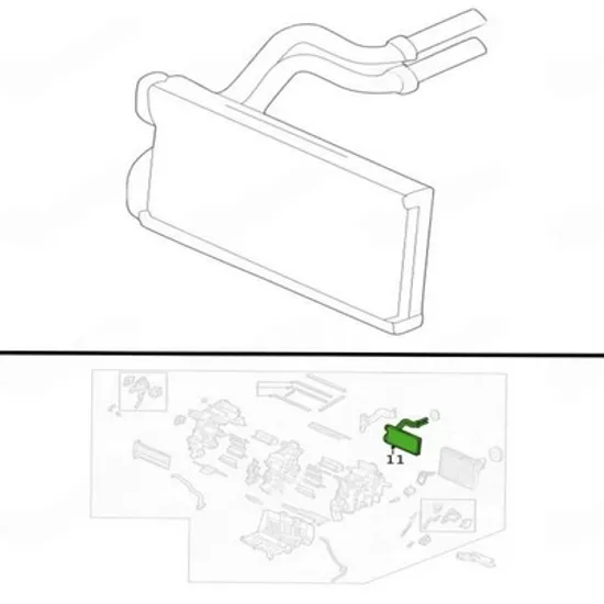 Radiator Incalzire KIA STONIC 2017-> Calorifer (207x154x26) (DOOWON tip) Perioada 2017 2018 2019 2020 2021 2022