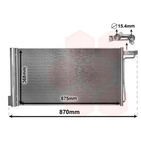 Radiator Aer Conditionat FORD FOCUS 3 2010->2019 Radiator aer conditionat 1.6 benzina - 2.0 diesel (69,5x35,8) Perioada 2011 2012 2013 2014 2015 2016 2017 2018
