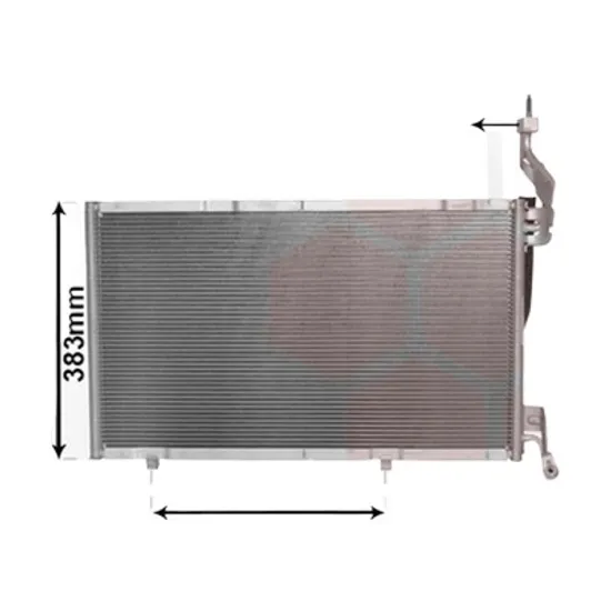Radiator aer conditionat DAEWOO NUBIRA 1997-> pentru 2.0 16V, perioada 1997 1998 1999 2000 2001 2002 2003 2004 2005