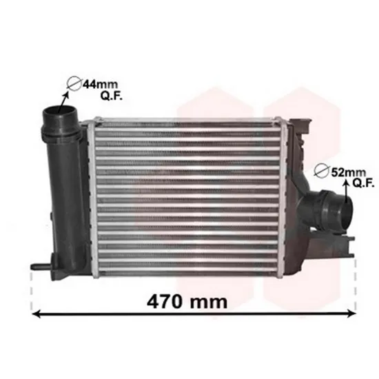 Intercooler DACIA DUSTER 2010->2018 Radiator intercooler benzina/ diesel (255x226x62) Perioada 2010 2011 2012 2013 2014 2015 2016 2017