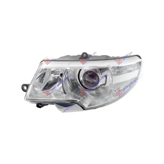 Faruri SKODA SUPERB 2 2008->2015 Far stanga Bi-Xenon adaptiv fara logo Perioada 2008 2009 2010 2011 2012 2013 2014 2015