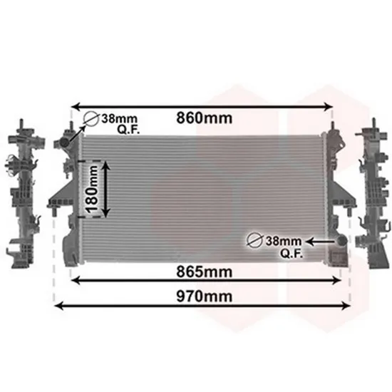 Radiator Motor PEUGEOT BOXER 2006-> Radiator apa 2.0 BlueHDi diesel MANUAL (780x390x32) Perioada 2014 2015 2016 2017 2018 2019 2020
