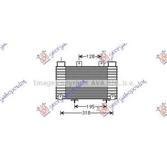 Intercooler FORD RANGER 2011-> Radiator intercooler 2.5-3.0 TDCi diesel (245x198) Perioada 2011 2012 2013 2014 2015 2016 2017 2018