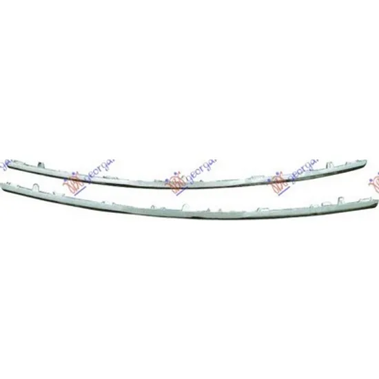 Ornament Grila PEUGEOT 508 1 2010->2018 Bandou grila bara fata cromat Perioada 2010 2011 2012 2013 2014 2015 2016 2017