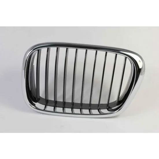 Grila Radiator BMW 5 E39 1995->2003 Grila radiator dreapta, crom/negru/negru (E39 09.00-06.03) Perioada 2000 2001 2002 2003