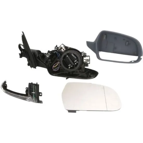 Oglinda exterioara dreapta AUDI A4 Cabriolet 8H7 2002->2009 perioada 2002 2003 2004 2005 cu semnal, reglaj electric, cu incalzire, rabatare electrica, prevopsit grund