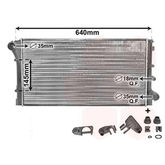 Radiator Motor FIAT PANDA 169 2003->2013 Radiator apa pentru 1,3 JTDM (57,8x32,3x34) Perioada 2003 2004 2005 2006 2007 2008 2009 2010 2011