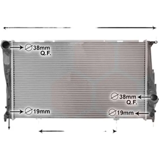 Radiator apa BMW X1 E84 2009->2015 pentru xDrive 20 i, perioada 2011 2012 2013 2014 2015