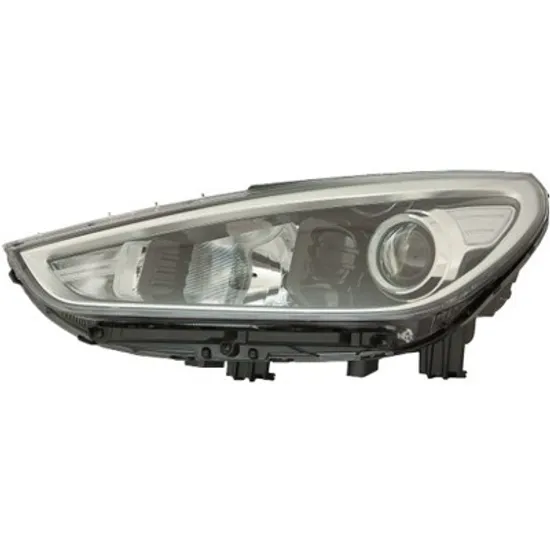 Far stanga HYUNDAI i30 2017->, i30 FASTBACK 2017-> perioada 2017 2018 2019 2020 2021 2022 cu motor reglaj, cu reglaj electric, cu reglaj electric, cu bec H7, cu bec PY21W, cu bec W5W
