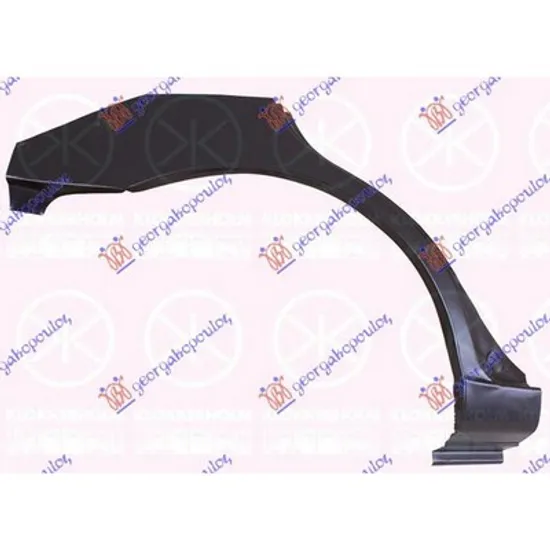 Pasaj Aripa HYUNDAI ACCENT 2 LC 1999->2005 Pasaj aripa spate pentru 4 usi pentru sedan 1999->2002 dreapta Perioada 2000 2001 2002 2003 2004 2005