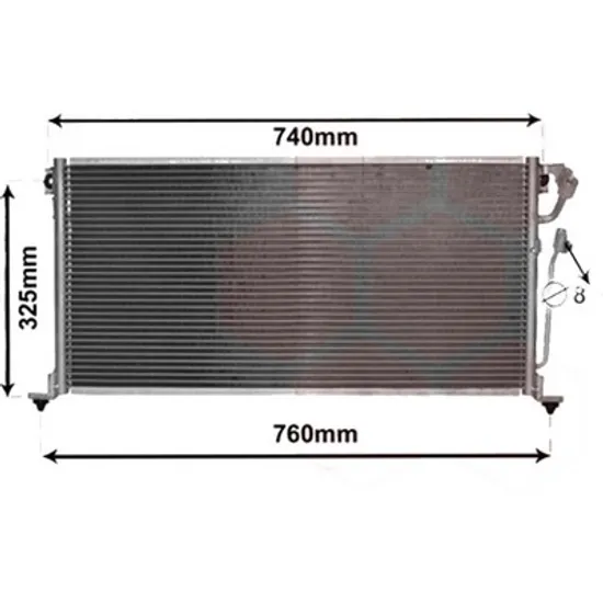 Radiator aer conditionat BMW 2 Cabriolet F23 2014->, 2 Coupe F22; F87 2012-> pentru 230 i, perioada 2016 2017 2018 2019 2020 2021
