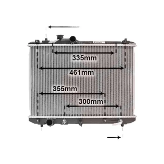 Radiator apa SUZUKI SWIFT 3 2005->2010 pentru 1.3 4x4, perioada 2005 2006 2007 2008 2009 2010 2011