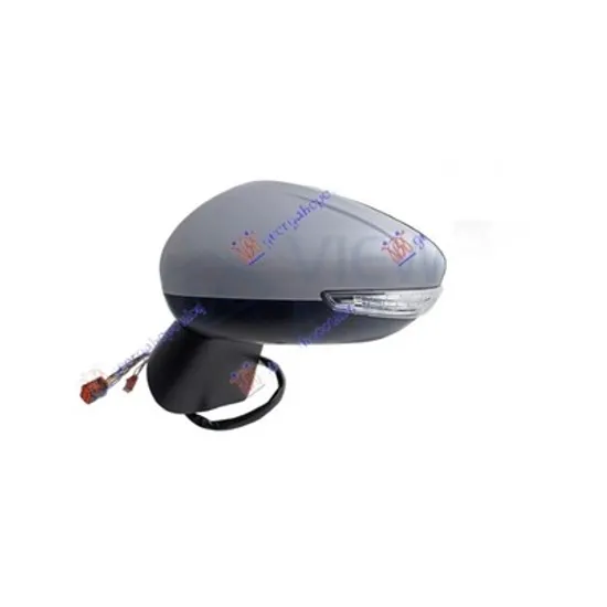 Oglinda CITROEN C3 AIRCROSS 2 2017-> Oglinda exterioara electrica cu incalzire cu rabatare electrica pentru vopsit (cu semnal & lampa de podea) 10 PIN stanga Perioada 2017 2018 2019 2020 2021 2022 2023