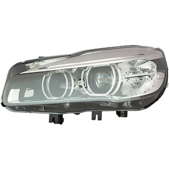 Far stanga BMW 2 Active Tourer F45 2013->, 2 Gran Tourer F46 2014-> perioada 2014 2015 2016 2017 2018 2019 2020 pana la an de fabricatie 2018, fara motor reglaj, fara unitate control pentru reglaj nivel automat, semnal transparent, cu reglaj electric, cu bec LED