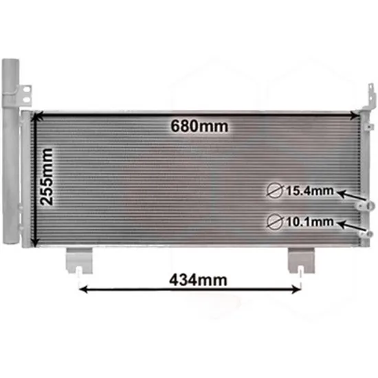 Radiator aer conditionat SUZUKI SWIFT 4 2010->2016 1.2 67KW 91CP , pentru motor K12B perioada 2012 2013,2014,2015,2016 2017