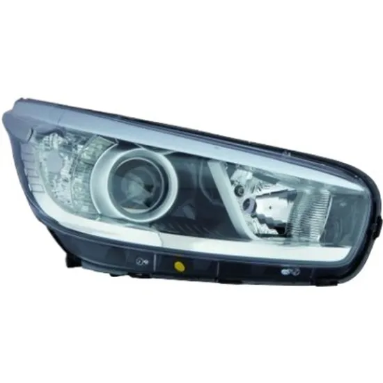Far dreapta KIA PRO CEED 2013->2018 perioada 2013 2014 2015 cu motor reglaj, reglaj electric, cu bec H7/H7, cu bec PY21W, cu bec W5W,