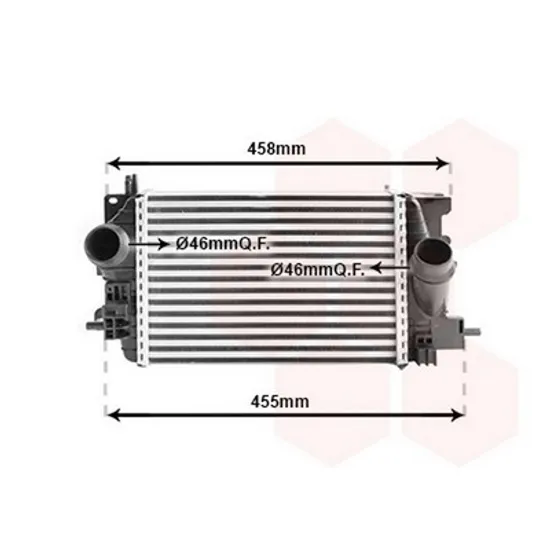 Intercooler OPEL MERIVA B 2010->2017 Radiator intercooler 1,4 - 16V turbo 315x218x64 Perioada 2010 2011 2012 2013 2014 2015 2016 2017 2018 2019 2020