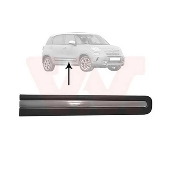 Bandou Usa FIAT 500L 2012-> Bandou usa fata cu ornament cromat dreapta Perioada 2012 2013 2014 2015 2016 2017 2018