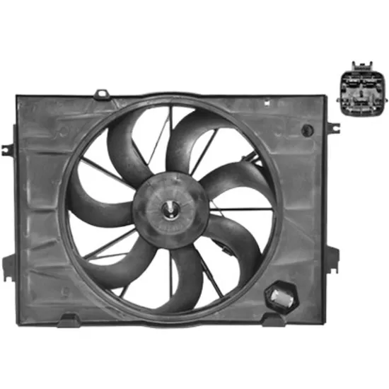 Ventilator motor KIA SPORTAGE 2004-2010 pentru 2.0 i 16V, perioada 2004 2005 2006 2007 2008 2009