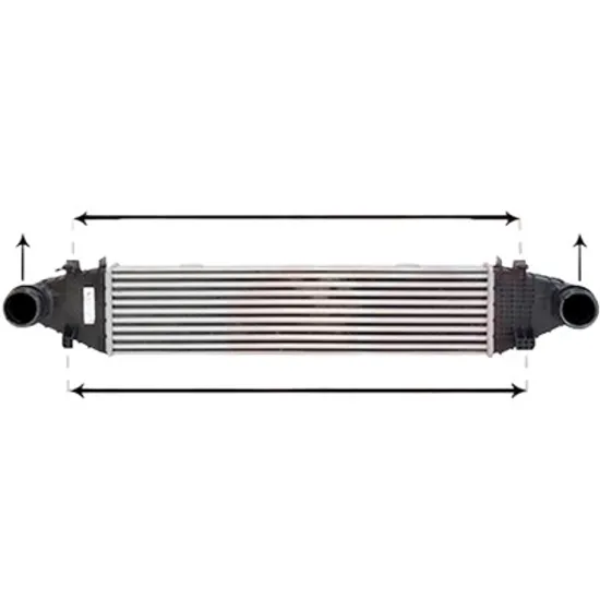 Intercooler MERCEDES GLK-CLASS X204 2008->2015 pentru 350 CDI 4-matic , perioada 2009 2010 2011 2012 2013 2014 2015