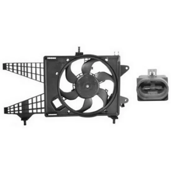 Ventilator Motor LANCIA MUSA 2004->2012 Electroventilator complet 1,3JTDM cu aer conditionat, Perioada 2004 2005 2006 2007 2008 2009 2010 2011 2012