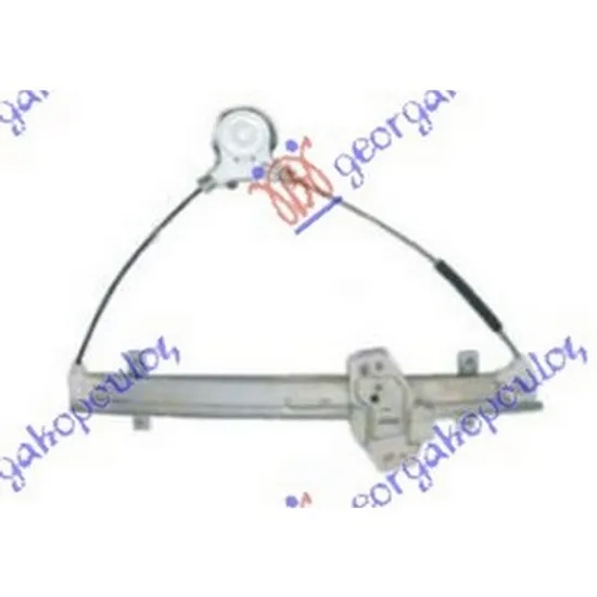 Macara Usa HONDA CIVIC 7 2000->2005 Macara usa pentru 3 usi electrica (fara motor) pentru hatchback stanga Perioada 1999 2000 2001 2002 2003 2004 2005 2006