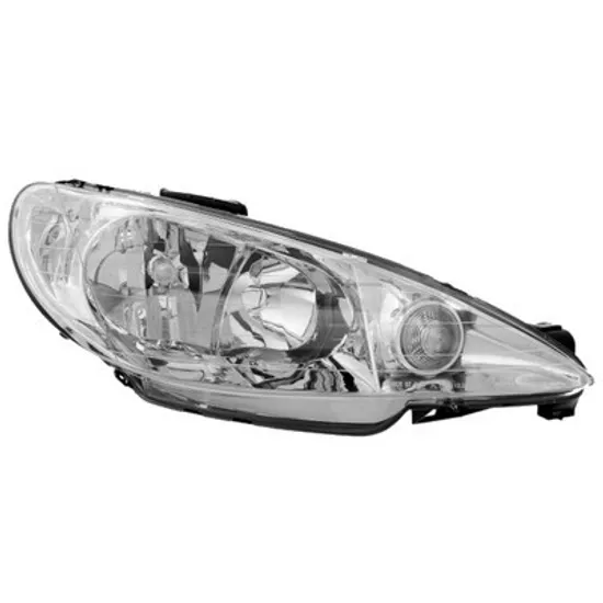 Faruri PEUGEOT 206 1998->2007 Far reglaj electric (E)dublu (TYC) dreapta Perioada 1998 1999 2000 2001 2002 2003 2004