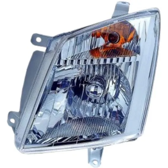 Far stanga ISUZU D-MAX 1 2002->2012 perioada 2007 2008 2009 2010 2011 2012 gri, cu semnal, reglaj electric, cu bec H4