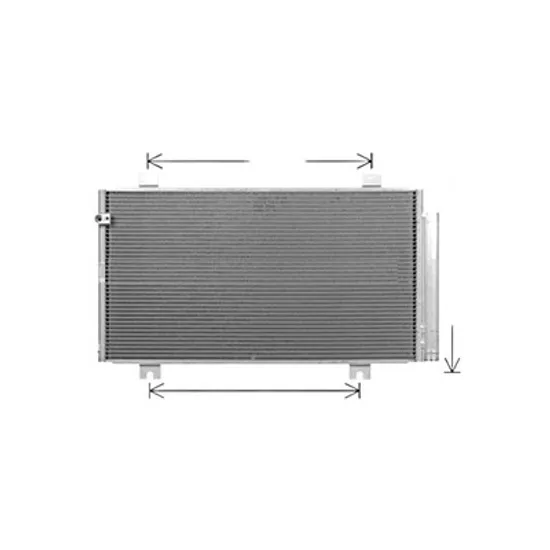 Radiator aer conditionat MERCEDES SPRINTER 906 2006->2017 pentru 2500 CDI, 316 CDI , perioada 2009 2010 2011 2012 2013 2014