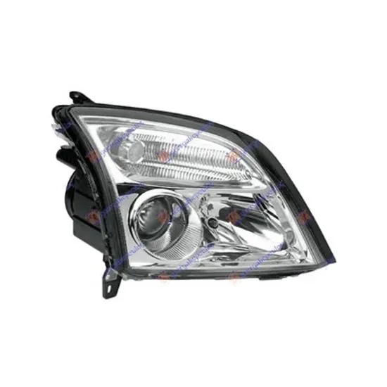Faruri OPEL VECTRA C 2002->2008 Far dreapta cromat cu Xenon neadaptiv, DE HID/H7 ->2009 05 Perioada 2002 2003 2004 2005 2006 2007 2008
