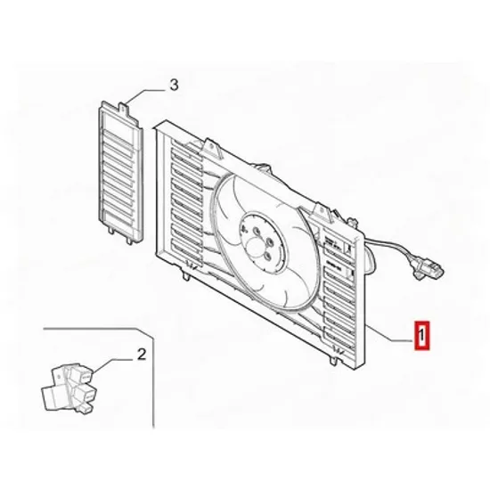 Ventilator Motor ALFA ROMEO JUNIOR 2024-> Ventilator racire radiator (O) Perioada 2024 2025
