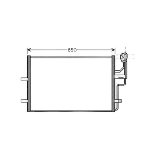Radiator Aer Conditionat MAZDA 3 BK 2003->2009 Radiator aer conditionat 1.6 Di turbo (61x38.2x16) ->2009 Perioada 2000 2001 2002 2003 2004 2005 2006 2007 2008 2009