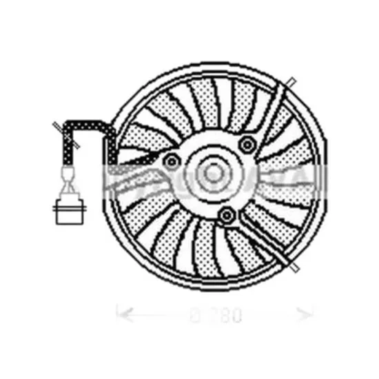 Ventilator Motor AUDI A4 8D2, B5 1994->2000 Electroventilator radiator BENZ/DIESEL, Perioada 1994 1995 1996 1997 1998 1999 2000