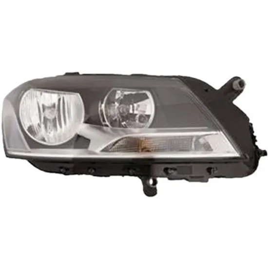 Far dreapta VW PASSAT B7 2010->2014 perioada 2010 2011 2012 2013 2014 cu motor reglaj, semnal transparent, cu reglaj electric, cu bec H7/H7