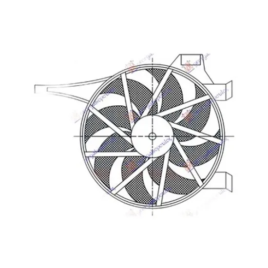 Ventilator Motor OPEL TIGRA TwinTop 2004->2010 Electroventilator aer conditionat 1 3-1 7 CDTi 180 WATT , Perioada 2004 2005 2006 2007 2008 2009 2010