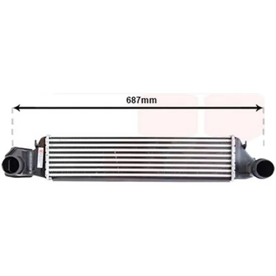 Intercooler BMW 3 E46 1997->2005 320 d 100KW 136CP , pentru motor M47 D20 (204D1) perioada 1998 1999,2000 2001