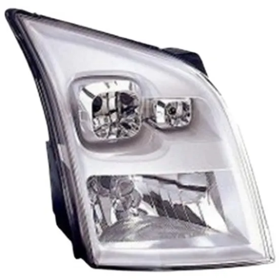 Far dreapta FORD TOURNEO 1994->2014, TRANSIT 2005->2014 perioada 2006 2007 2008 2009 2010 2011 2012 2013 2014 fara motor reglaj, semnal transparent, cu reglaj electric, cu bec H4