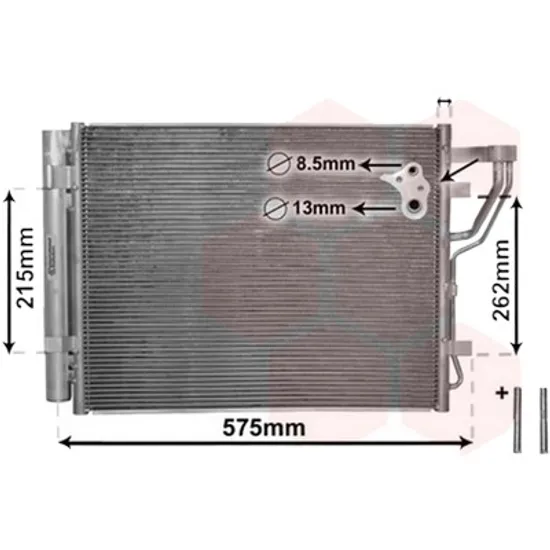 Radiator aer conditionat PEUGEOT BOXER 2006-> pentru 3.0 HDi 175, perioada 2011 2012 2013 2014 2015 2016