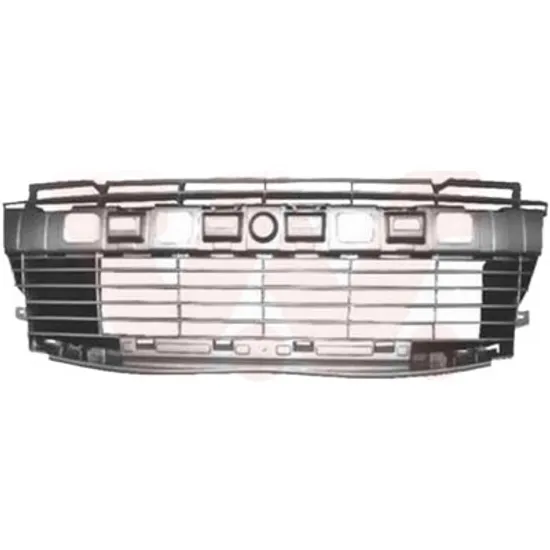 Grila bara fata PEUGEOT 206+ 2009->2013 perioada 2010 2011 2012 2013 , cromat,