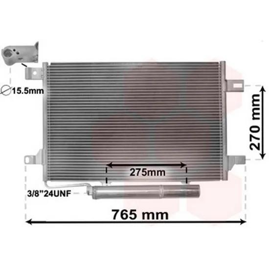 Radiator Aer Conditionat MERCEDES A-CLASS W169 2004->2012 Radiator aer conditionat ( benzina/ diesel (65x40) CV automata Perioada 2004 2005 2006 2007 2008 2009 2010 2011 2012