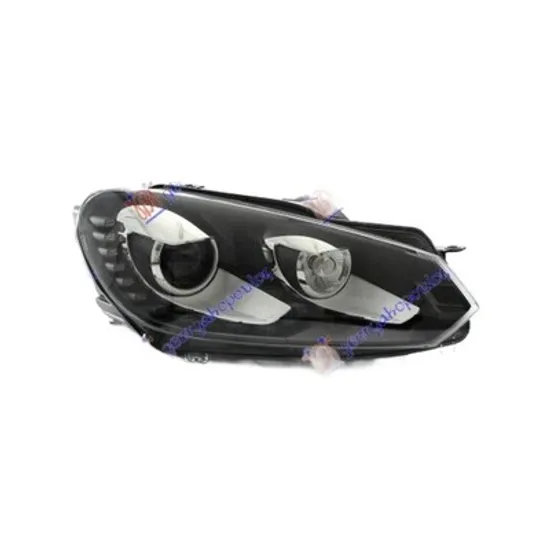 Faruri VW GOLF 6 Variant 2009->2014 Far BI-XENON functie cornering cu daylight LED HELLA dreapta 2009->2014 Perioada 2007 2008 2009 2010 2011 2012 2013 2014