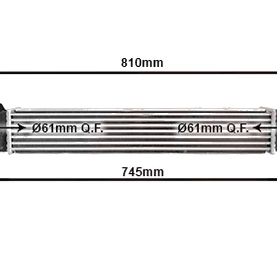 Intercooler MINI MINI COOPER F56 2013-> Cooper 100KW 136CP , pentru motor B36 A15 A, B38 A15 A perioada 2013 2014,2015,2016,2017 2018