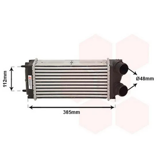 Intercooler PEUGEOT 307 2000->2011 Radiator intercooler 1,6 HDi 30x147x85 ->2009 Perioada 2000 2001 2002 2003 2004 2005 2006 2007 2008