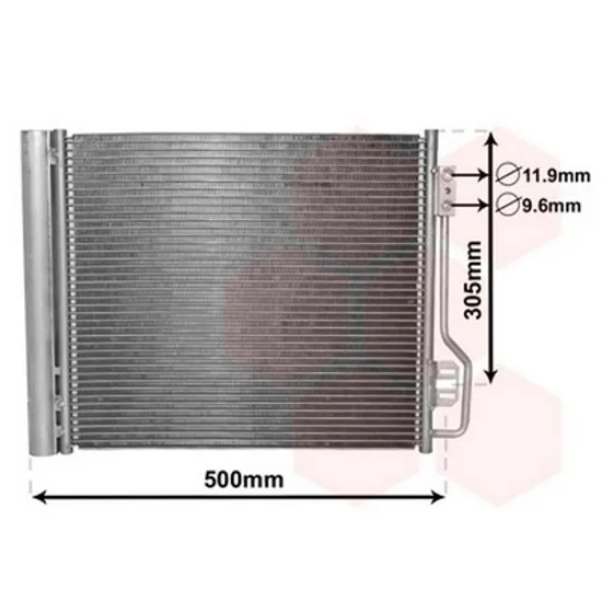 Radiator Aer Conditionat SMART FORTWO cupe 451 2007->2014 Radiator aer conditionat benzina diesel 42x38 BEHR Perioada 2007 2008 2009 2010 2011 2012 2013 2014
