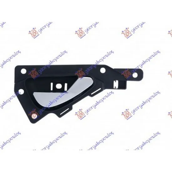 Maner Usa ALFA ROMEO MITO 2008->2018 Maner usa fata interior argintiu/negru dreapta Perioada 2008 2009 2010 2011 2012 2013 2014 2015 2016 2017 2018