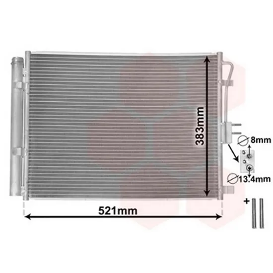 Radiator Aer Conditionat HYUNDAI i30 2012->2017 Radiator aer conditionat 1.6 T-GDI benzina 48,5x38,3x1,2 5 usi 2012->2014 Perioada 2012 2013 2014 2015 2016 2017