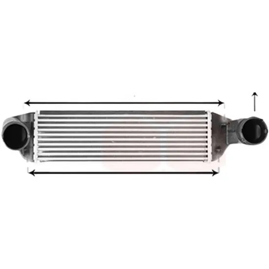 Intercooler BMW X3 E83 2003->2011 pentru 3.0 d, perioada 2005 2006 2007 2008