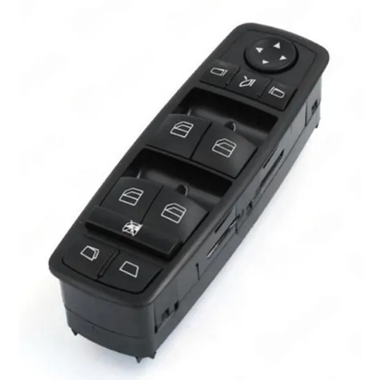 Buton oglinda MERCEDES R-CLASS W251 2005->2017 Panou butoane oglinzi fata cu rabatare electrica (negru) (cu deschidere electrica luneta) (3pin) STANGA Perioada 2010 2011 2012 2013 2014 2015 2016