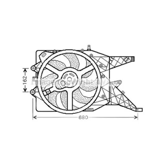Ventilator Motor OPEL CORSA D 2006->2014 Electroventilator complet 1,4-1,6 i16VTURBO-1,3-1,7CDT, Perioada 2006 2007 2008 2009 2010 2011 2012 2013 2014