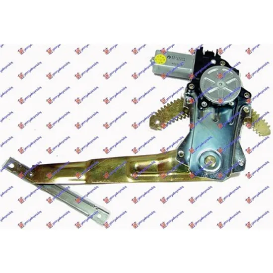 Macara Usa NISSAN ALMERA 2 2001->2006 Macara geam usa spate electrica dreapta, Perioada 2000 2001 2002 2003 2004 2005 2006